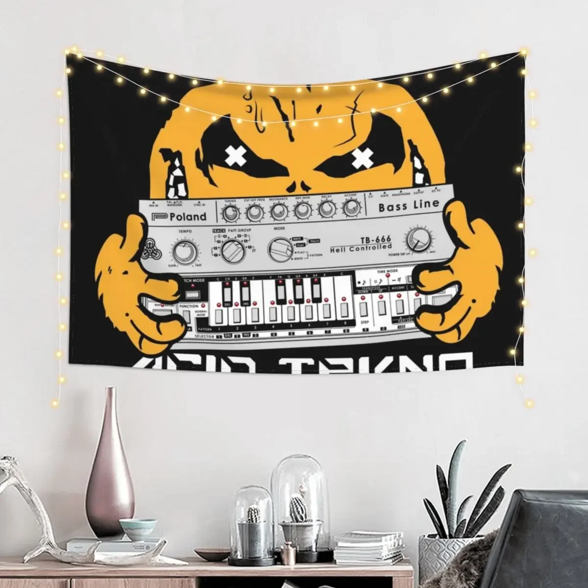 acid tekno Tapestry Cute Room Things Bedrooms Decor Tapestry