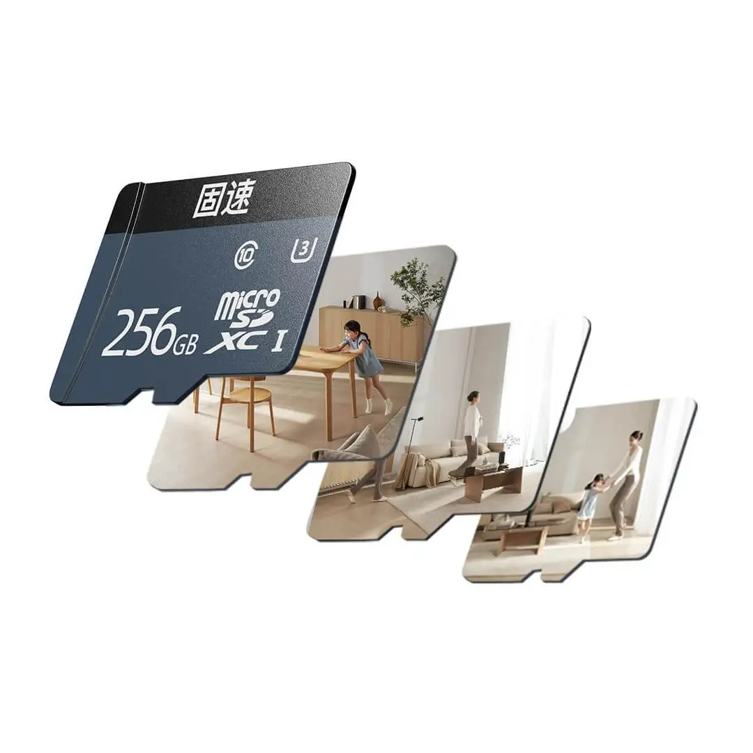 Xiaomi Mijia Gusu Monitoraggio video intelligente Scheda di memoria 128G Macchina fotografica per giochi mobili per auto Dispositivo di archiviazione UAV Class10 256G