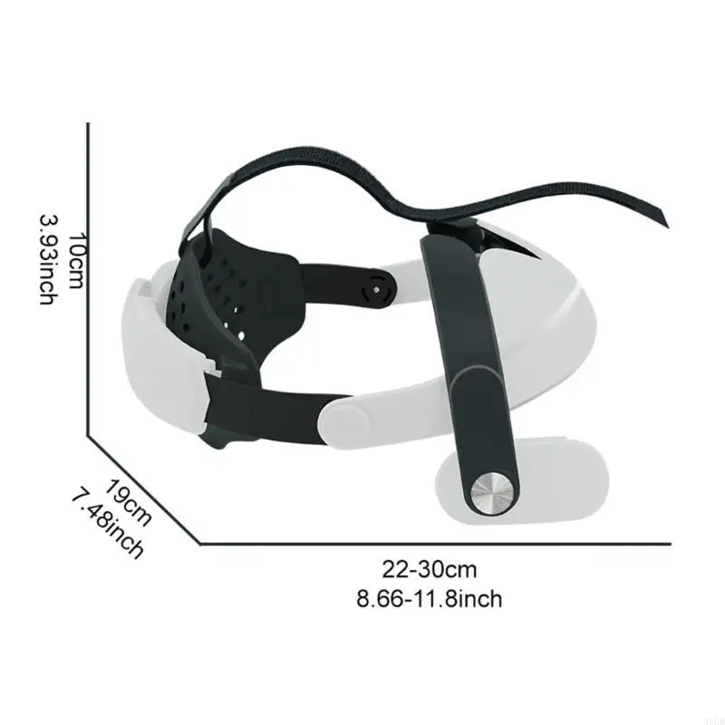 31KB Replacement Head Straps For Meta Quest 3 Adjustable Strap Reduce Head Pressure