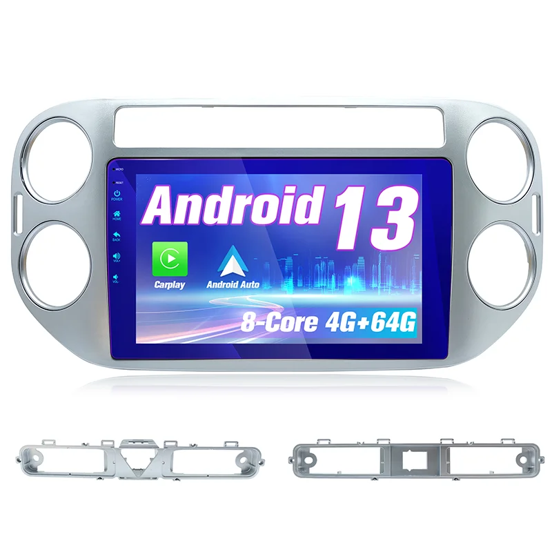 

9’’ Android Car radio for VW Tiguan 2006~2016 stereo screen Carplay Android Auto,GPS Navigation,Bluetooth,SWC,FM,WIFI,4G,4+64G