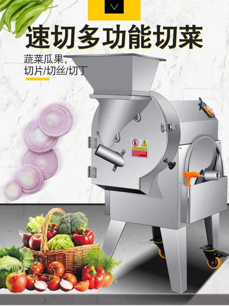 Fruits vegetable pineapple cube dicing machine mushroom slicing machine Stainless Steel Vegetable Cutter Machine