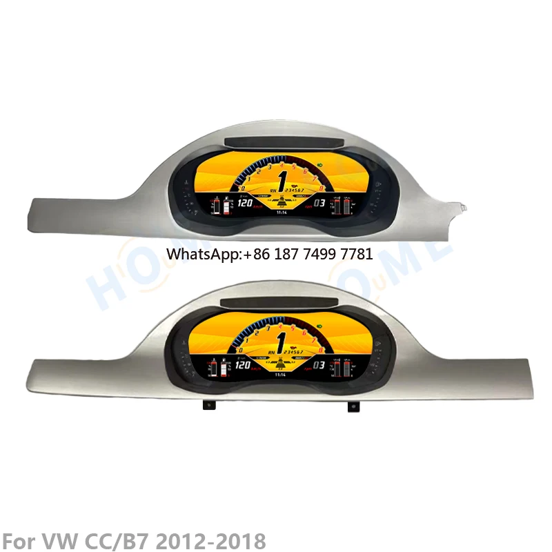 

2025 Latest Car Digital LCD Meter Instrument for .CC/B7 2012-2018 Smart Speedmeters Dashboard Cluster Virtual Cockpit