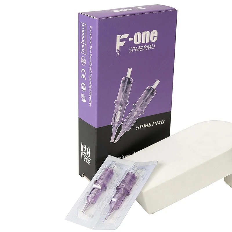 FONE Tattoo Cartridge Needles 0.2mm 0.25mm 0.3mm 0.35mm Round Liner Mix Needle 1rl 3rl 5rl Wireless Tattoo Machine