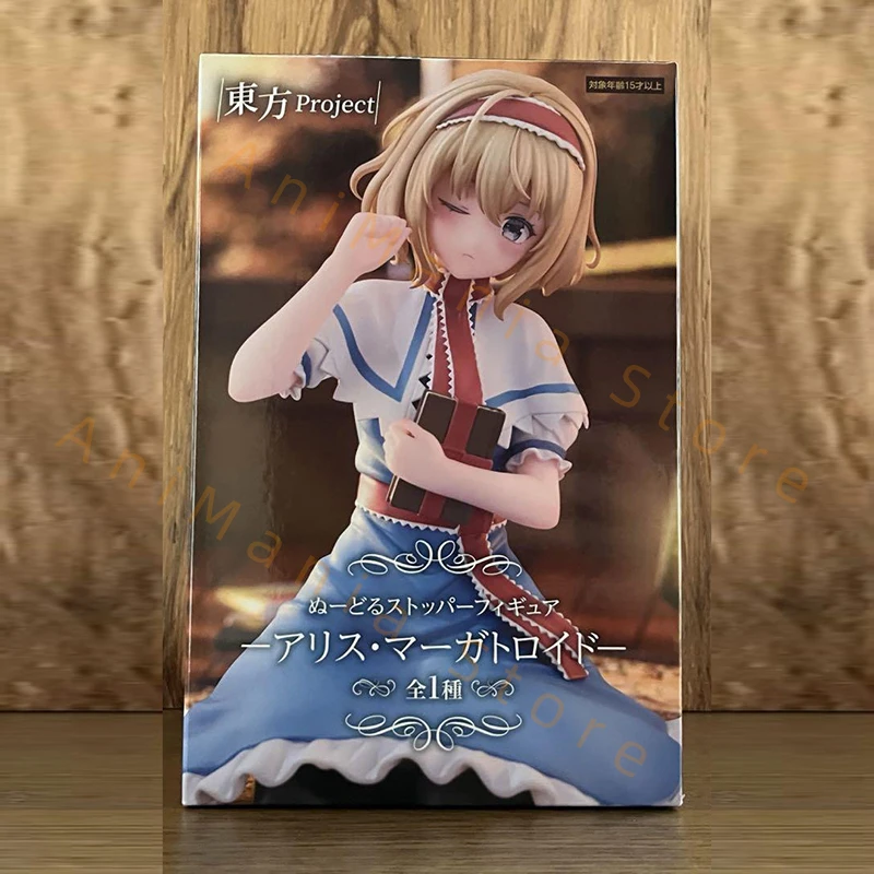 FuRyu Noodle Stopper Touhou Project Alice Margatroid PVC 10CM Anime figuras de acción modelo colección juguete