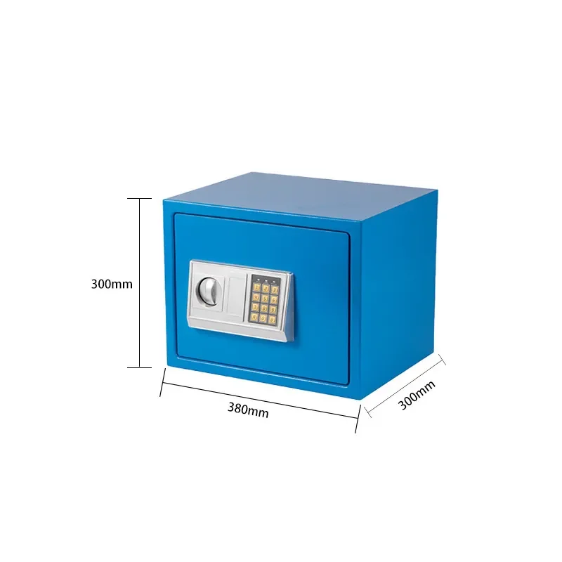 Blue Electronic Password Safe-30EA Model Small All-Steel Electronic Anti-theft Wall Home Office Safety Boxes