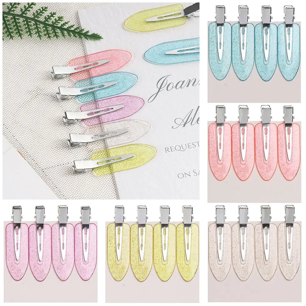 

Styling Candy Color No Mark No Bend Barrettes No Crease Hairpin Seamless Hair Clips Bang Clip