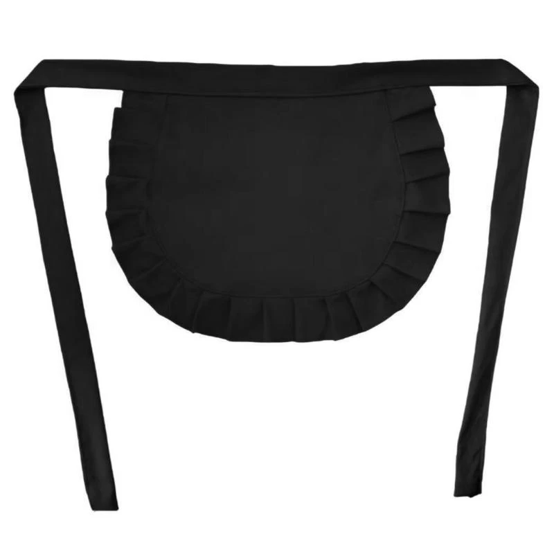 Maid Half Apron Cosplay Waist Apron Costume Cooking Aprons Kitchen Party Maid Cosplay Accessories for Girls Women image 5