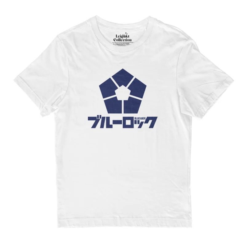 T-shirt Blue Lock Logo Anime Shirt Cotton Spandex