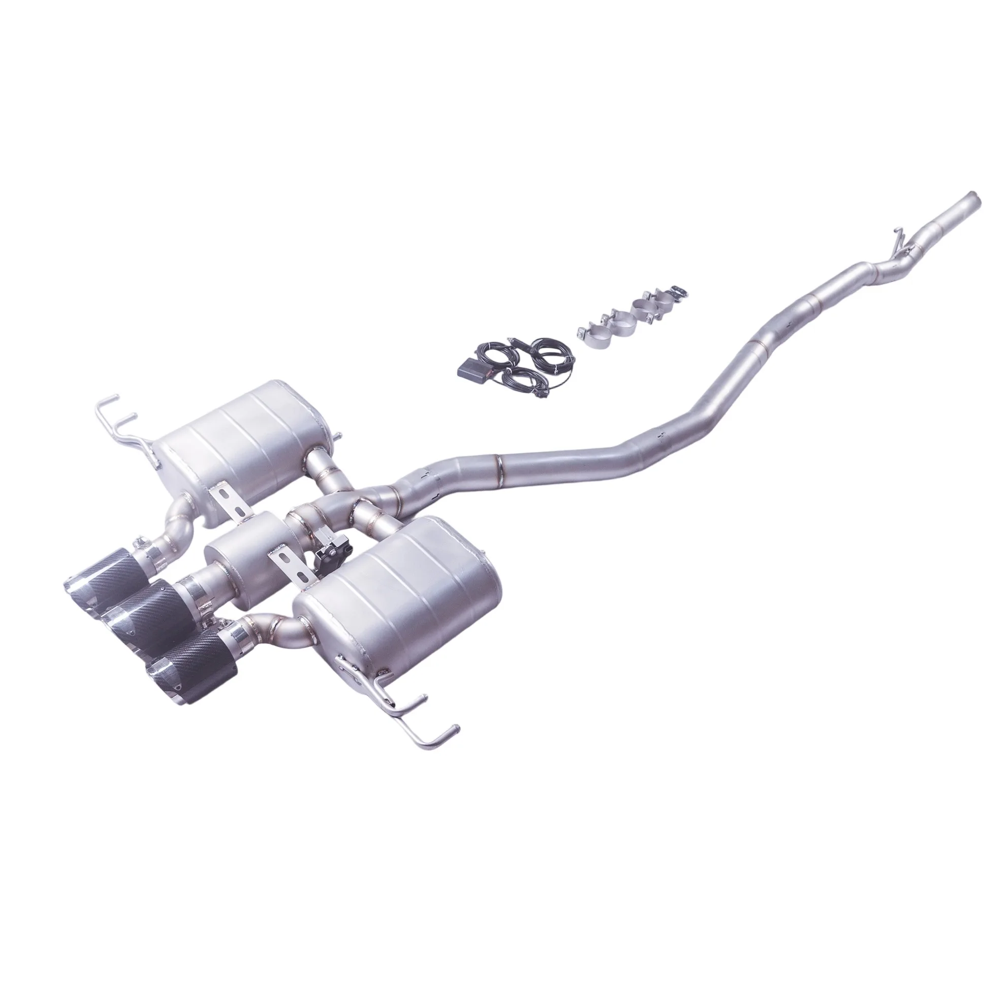 

Выхлоп GFC / Подходит для выхлопной системы из 24 моделей клапанов Honda Civic Type-R FK8 FL5 2.0T Catback из нержавеющей стали.