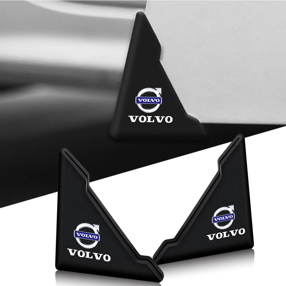 2pcs Car Door Corner Silicone Anti-collision Protection Sticker For volvo Rdesign XC60 XC90 xc70 S40 S60 S80 S90 V40 V50 V60 V90