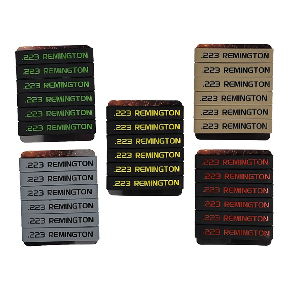 6 Pack Magazine Marking Band for 223 REM Magazine Marking Rubber Band Muti-Colors Convenience For Gun Safety