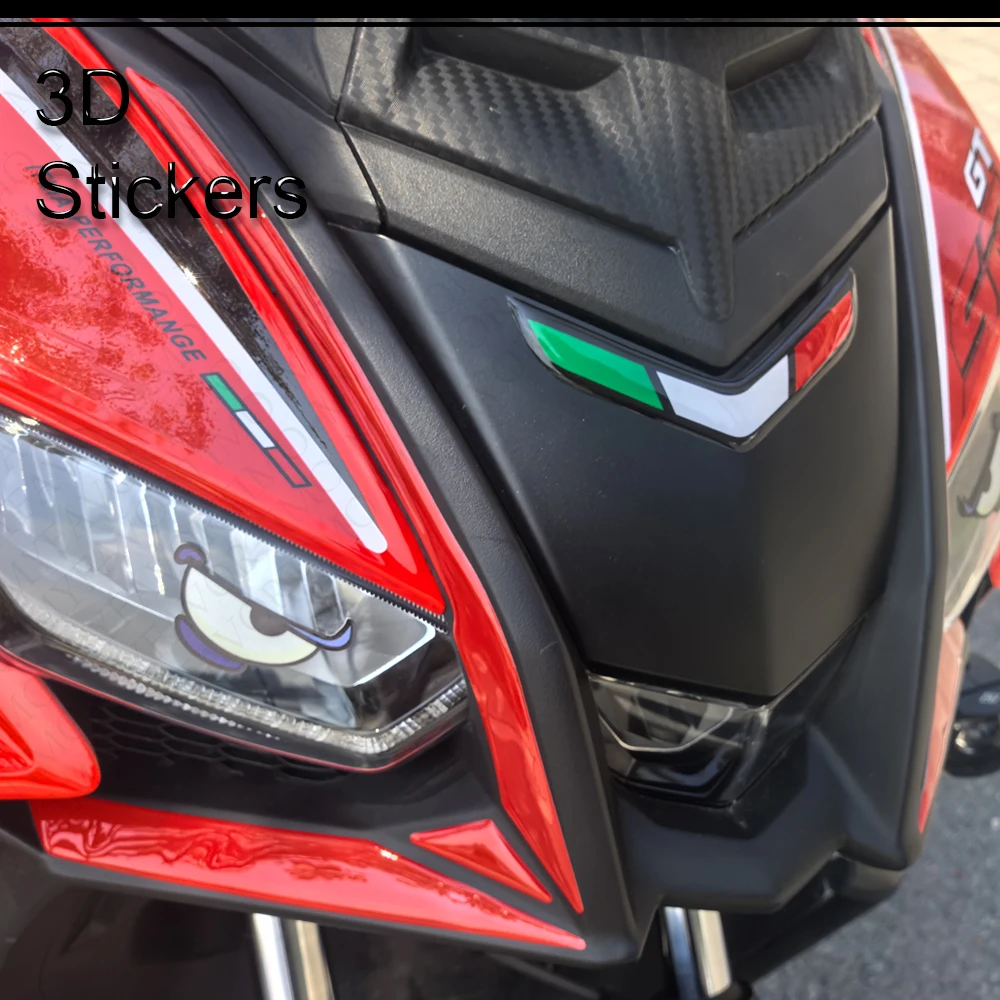 

2025 2026 For Aprilia SR GT 125 200 Sport Replica Body Protector Fairing Shell Fender Accessories Parts 3D Stickers Decals