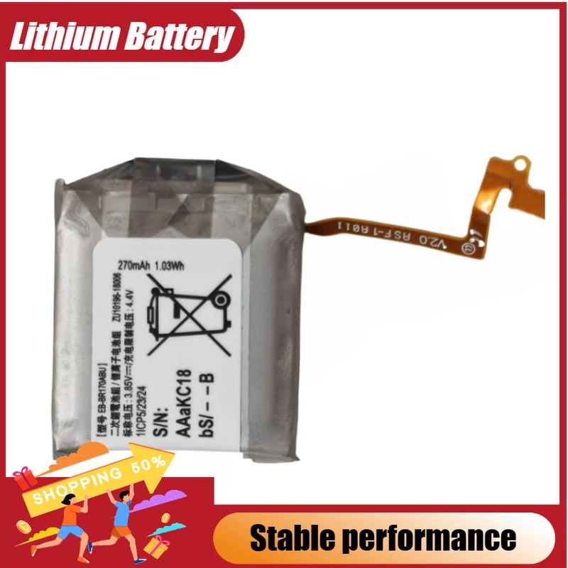 

EB-BR170ABU Battery 3.85V 270mAh For Samsung Watch Galaxy R170 Brand-New High Quality