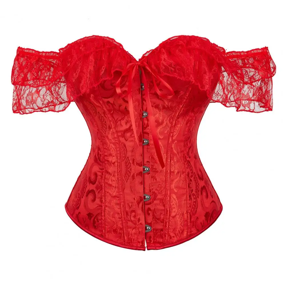 

Кружевной корсет для женщин, утягивающий фигуру, с цветочным узором, подтягивающий грудь, корсет-бодишейпер, топ, корсет на костяках, корсет-бюстье, утягивающий талию, 80%