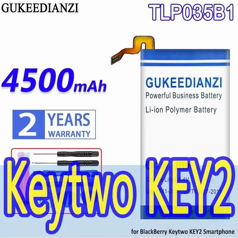 

Надежная замена аккумулятора мобильного телефона для смартфона Blackberry Keytwo KEY2 TLP035B1 4500 мАч