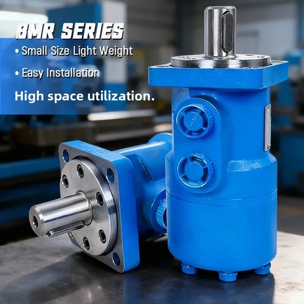 محرك هيدروليكي دائري منخفض السرعة عزم دوران عالي لجرار الحفارة الزراعية محرك هيدروليكي واحد محرك مدار