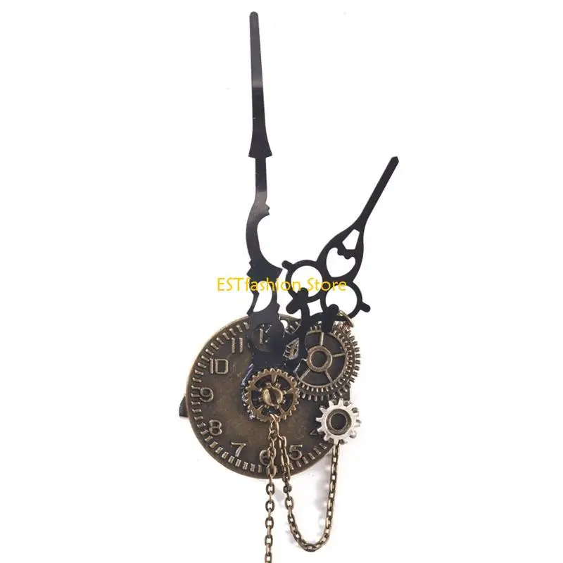 Y5GC Steampunk Brooches Gothic Brooch  Women Steampunk Lapel Pin Steampunk Badge Pin