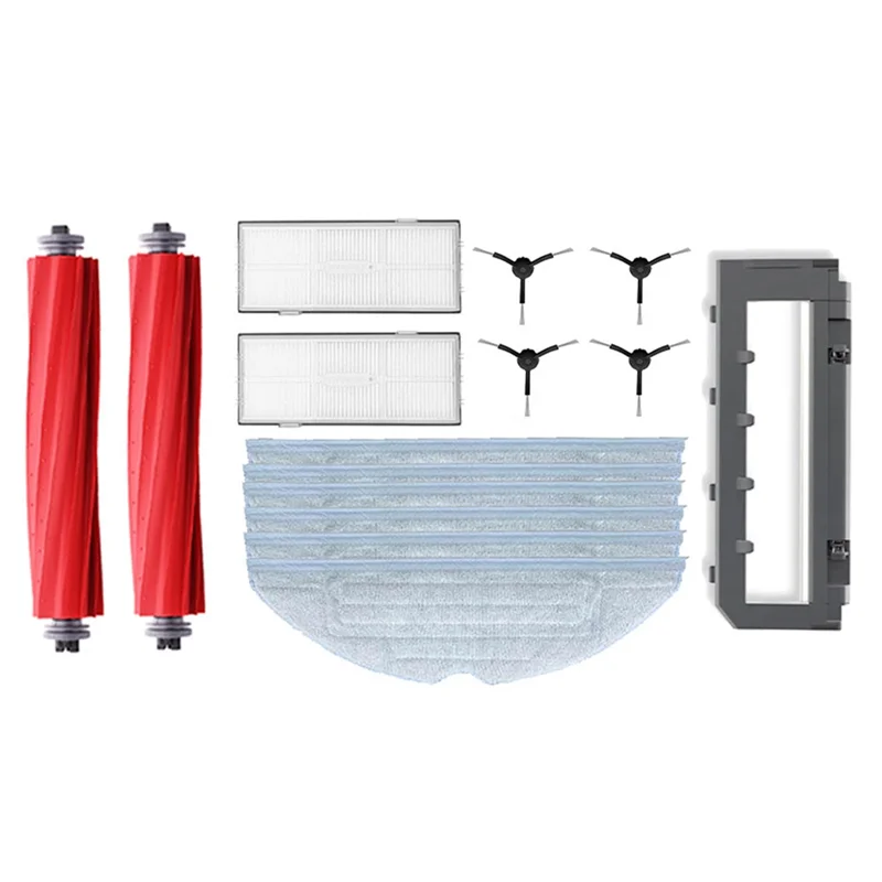 

【PASSIONE 】15Pcs For Roborock S7 T7S Plus G10 G10S Pro Vacuum Robot Filter Detachable Main Brush Mop Silicon Side Brush Accessor