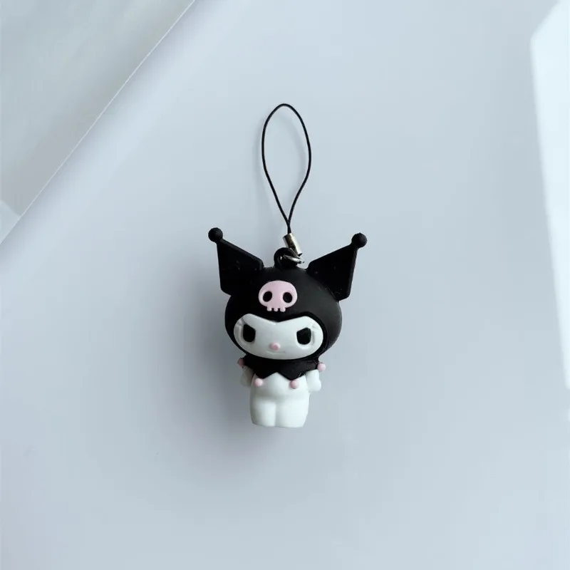 Creative new kawaii Cinnamoroll Hello Kitty My melody BadBadtz-maru Keroppi mobile phone pendant girl heart Sanrio cute lanyard