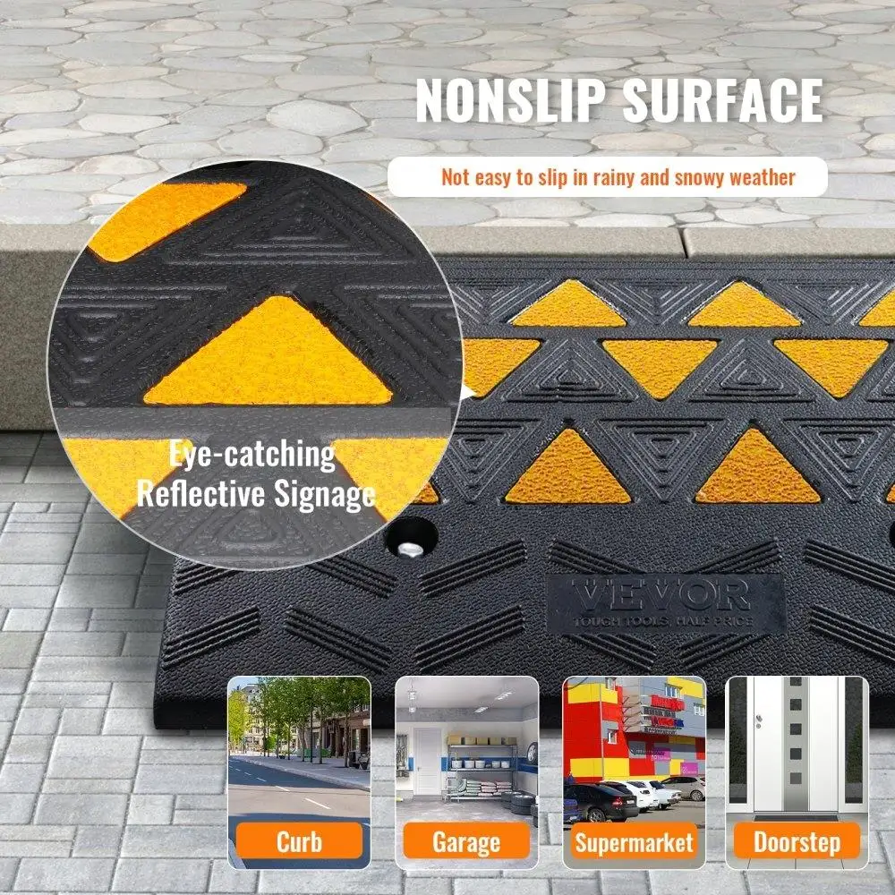 ممر رصيف للممر ، ارتفاع 6 بوصة ، عرض من المطاط ، طول درب الرصيف ، 15 طن للخدمة الشاقة #6