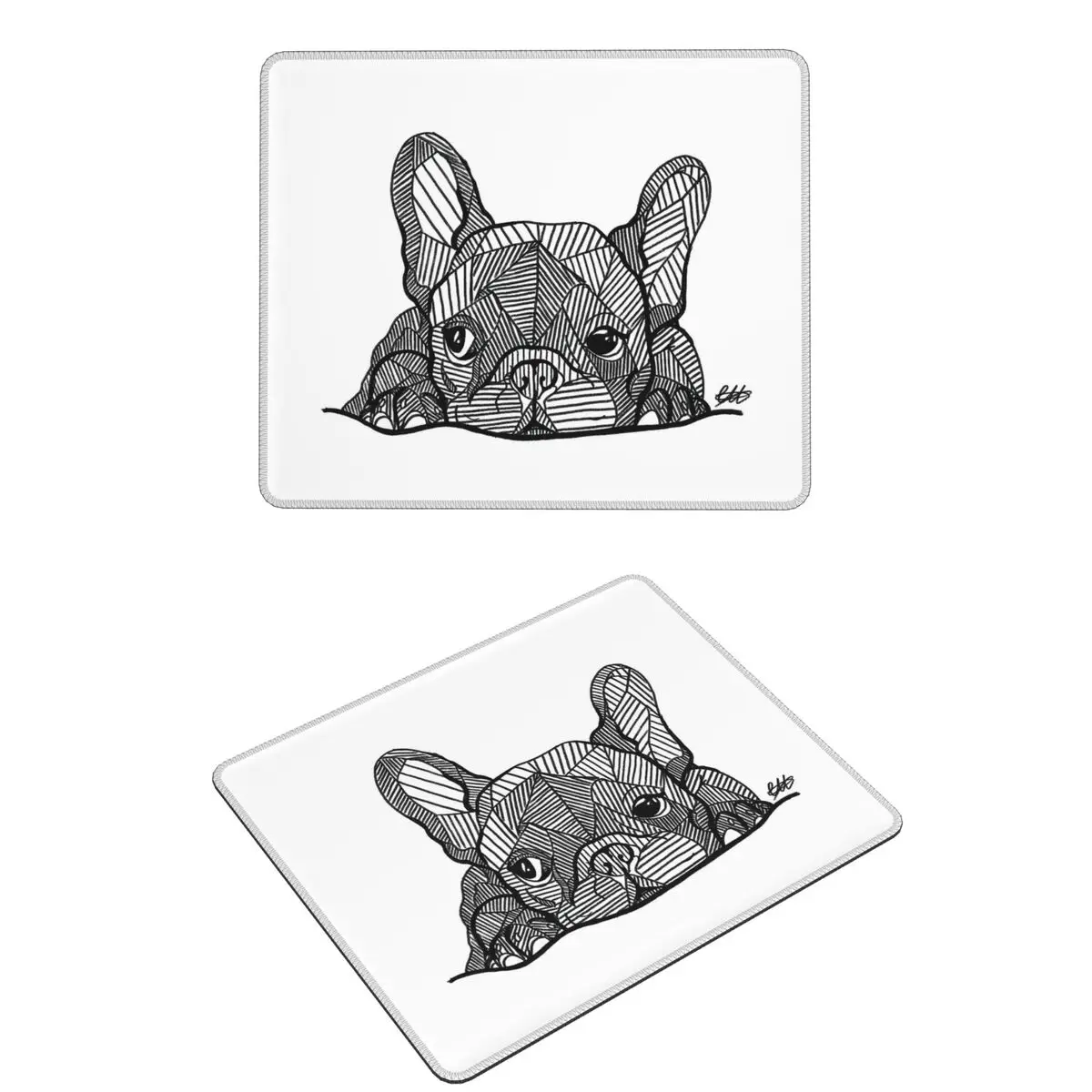 

Коврик для мыши с французским бульдогом и щенком, компьютерная клавиатура, коврик для мыши, геймерский коврик для ноутбука, офисные аксессуары, настольные коврики