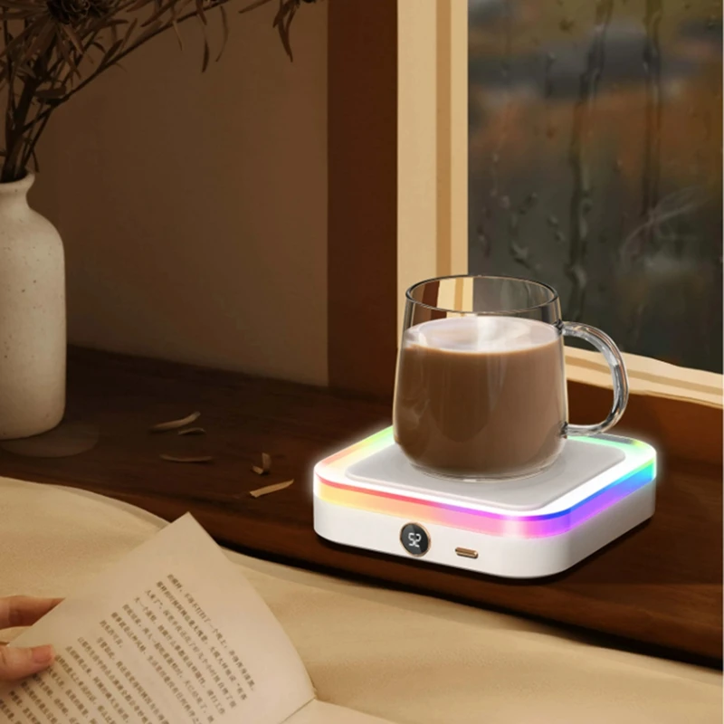 Smart Mug Warmer  Coffee Warmer For Desk Auto Shut Off Coffee Cup Warmer  For Desk Use Keep Beverages Warmer