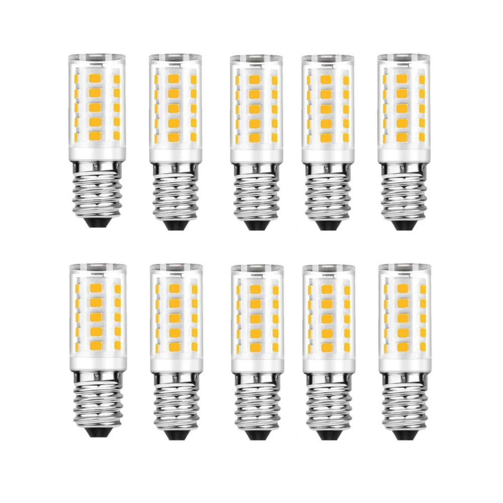 10Pcs E14 LED Lamp AC 220V 5W Ceramic SMD2835 LED Bulb Warm/Cool White LED Spotlight replace Halogen E14 LED light wholesale