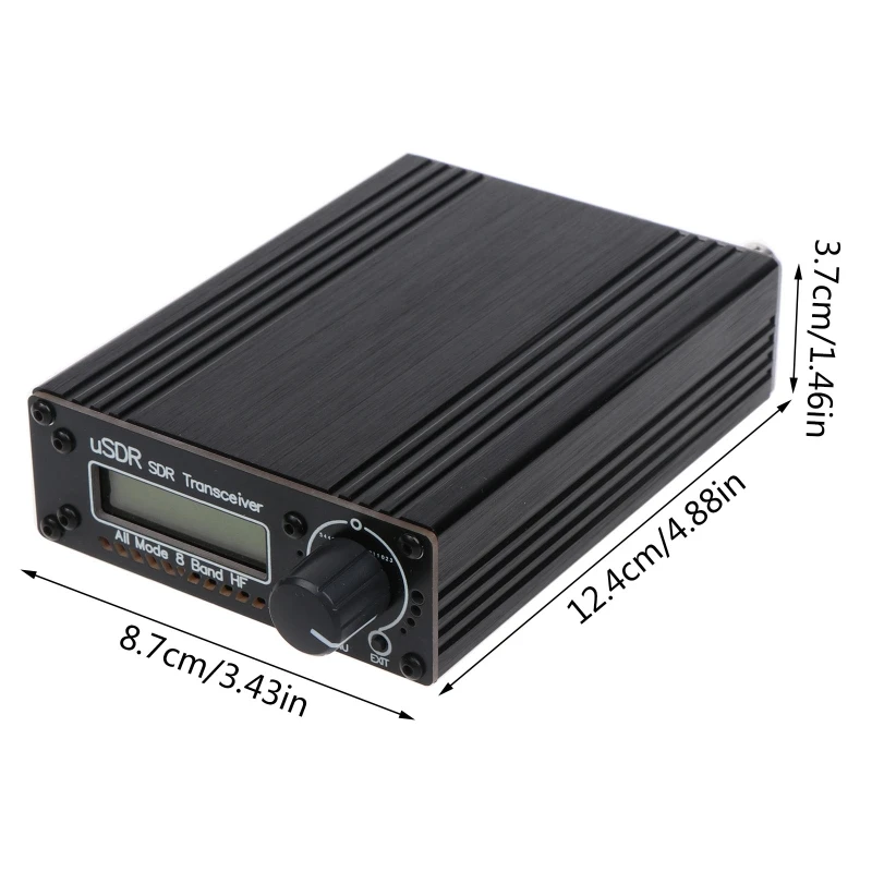 Transceptor radio frecuencia actualizado USDX código abierto, onda corta 8 bandas