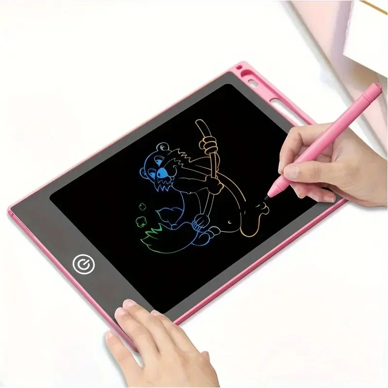 Tablet Gambar Tulis LCD 16/8,5 Inci Buka Kunci Hadiah Ulang Tahun Pendidikan Potensial Kreatif Anda Hadiah Natal Halloween Anak-anak