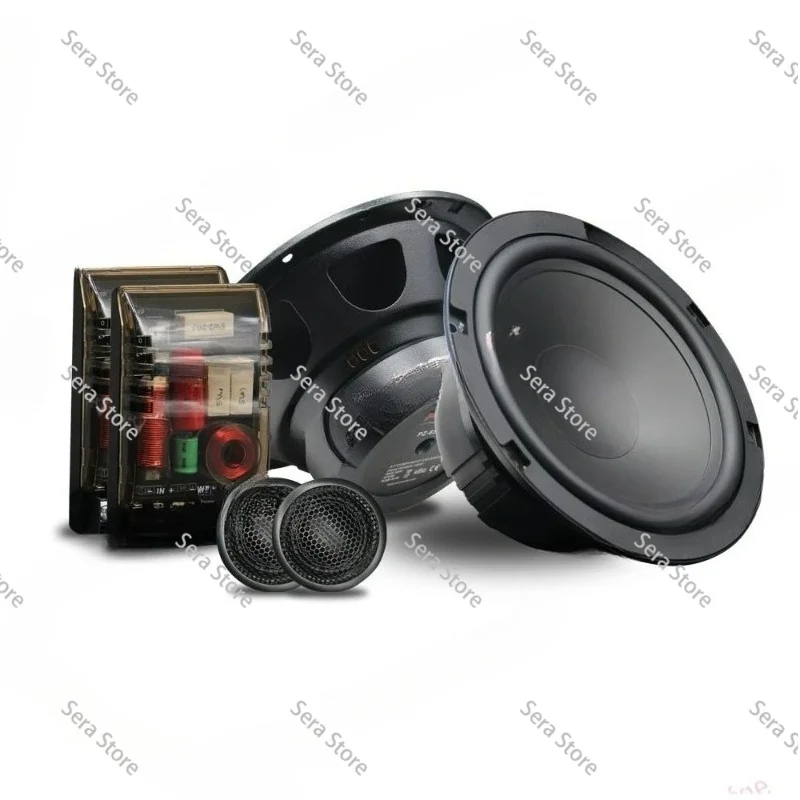 Car 6.5-inch set of audio speakers, car set of speakers, medium and low tweeters, modified audio 12V