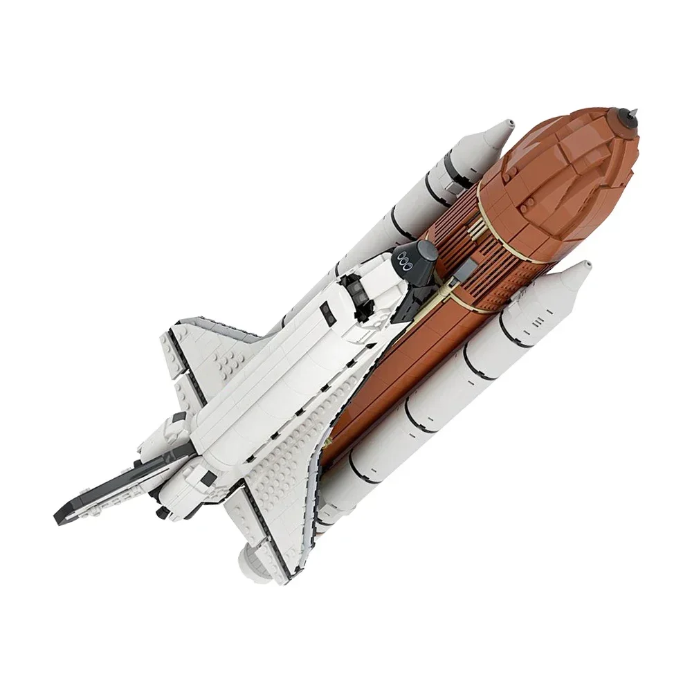 MOC SLS-Space Shuttle Rocket Launch Technical Center Shuttle Expedition Astronaut Figures Building Blocks MOC DIY Kid Toys Gifts