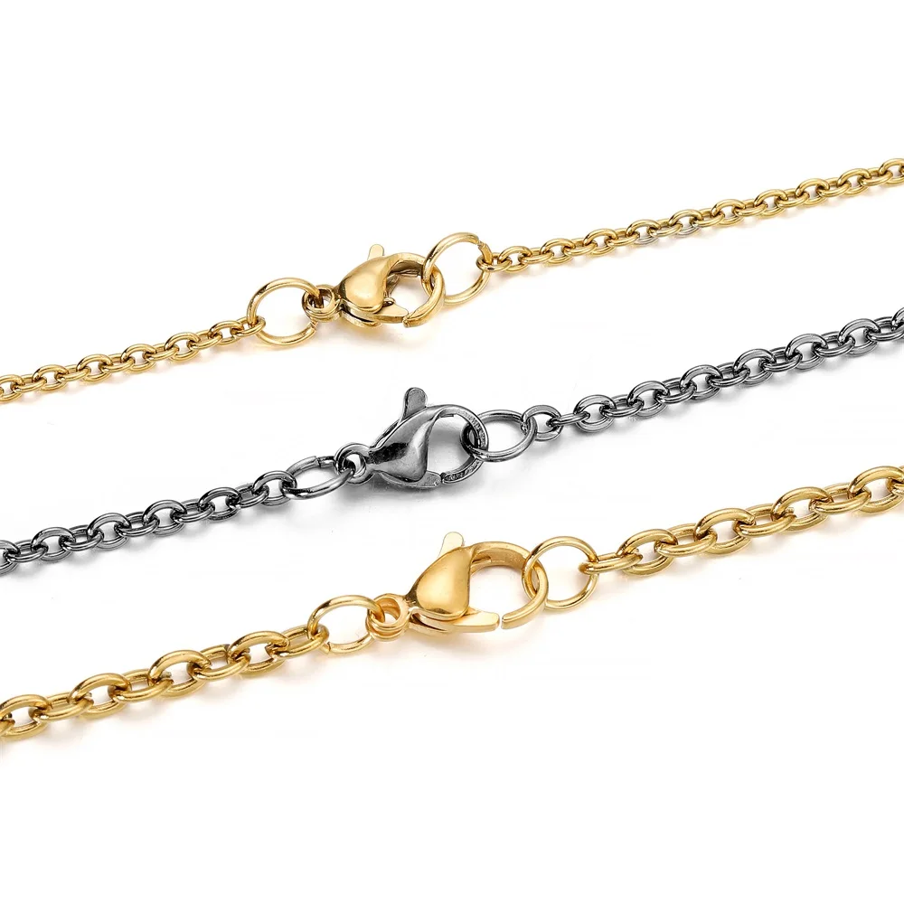 Stainless Steel Lobster Claw Clasps Jump Rings Set 4