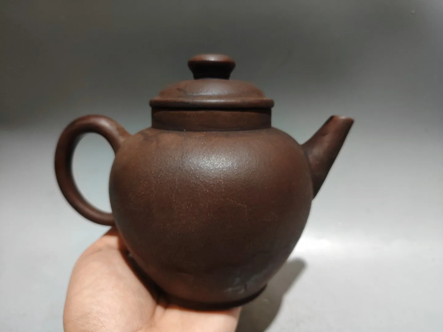 7 "الصينية ييشينغ الأرجواني الطين إبريق الشاي عالية وعاء النبيذ شكل وعاء Rongtian جمع الثروة الحلي غلاية إبريق الشاي حفل الشاي