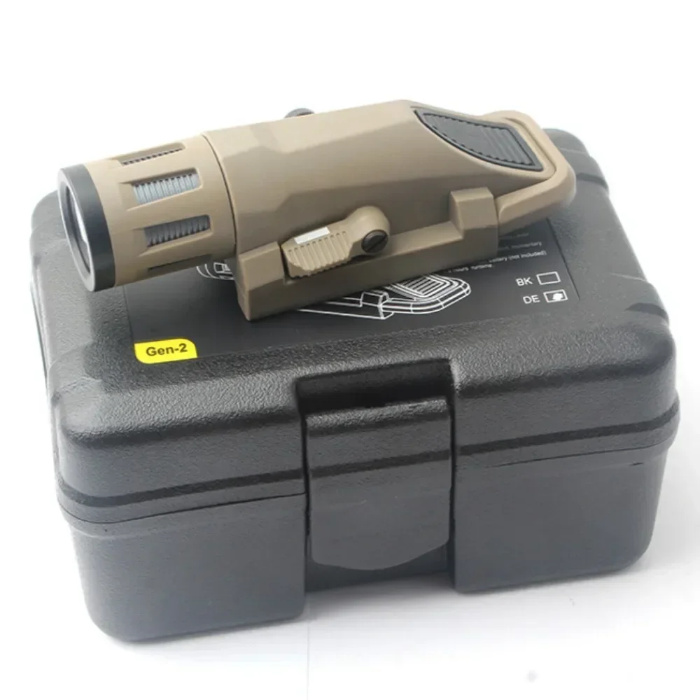 WML-G2 Tactical Flashlight 400 Lumens Nylon LED Scout Light with Strobe Mode, 20mm Rail Mount for Glock 17 19 Pistol