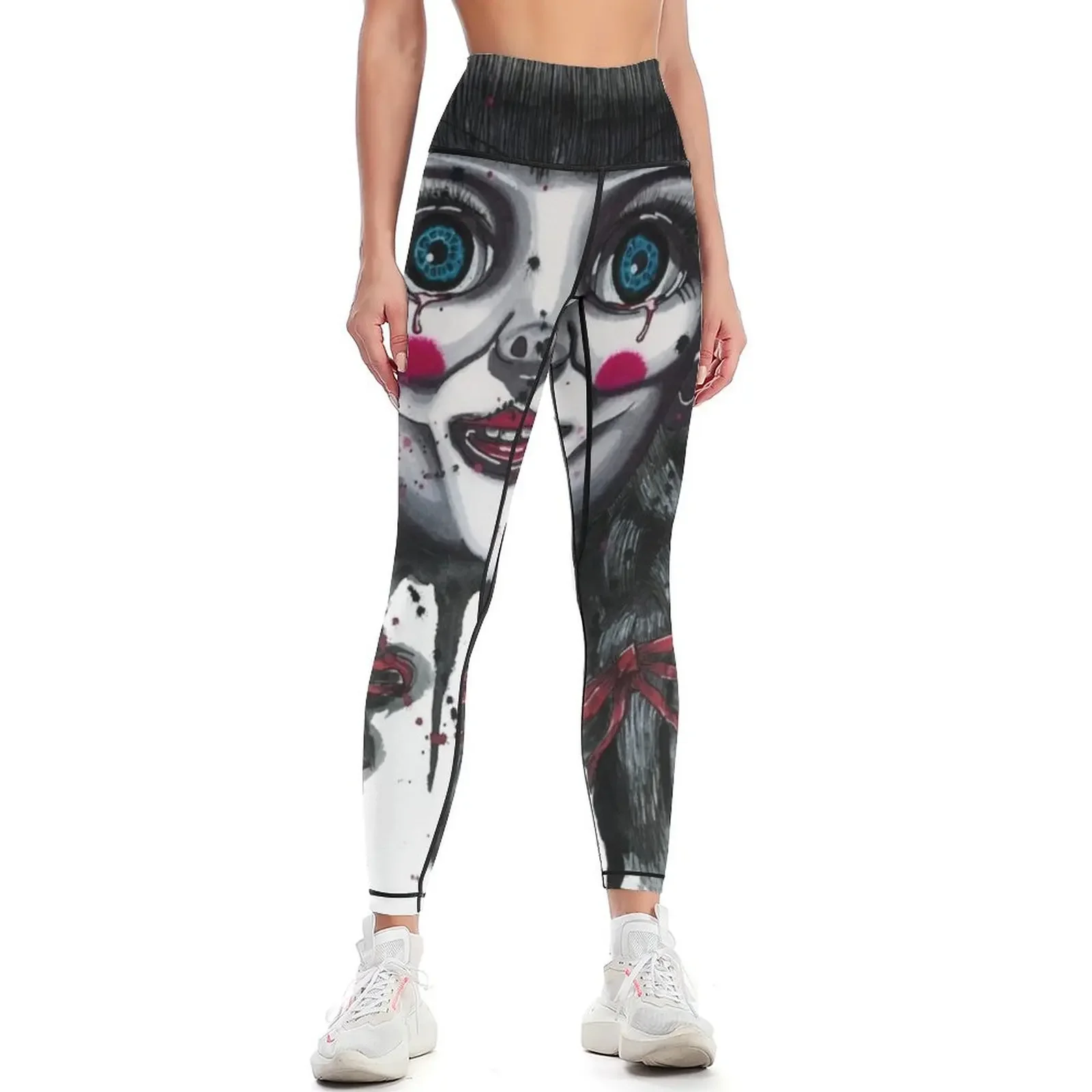 

The Horror of Annabelle Leggings gym wear for physical Clothing fitness joggers for Womens Leggings