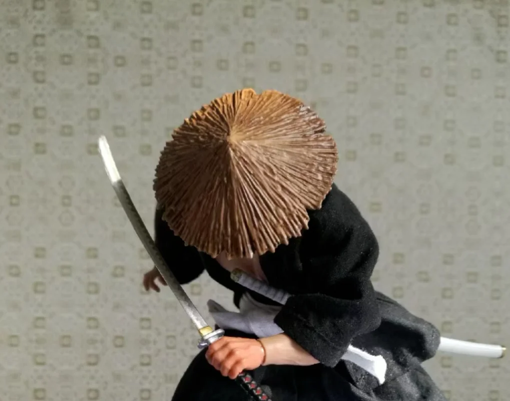 1/12 Scale Samurai Bamboo Hat Model for 6'' Figure