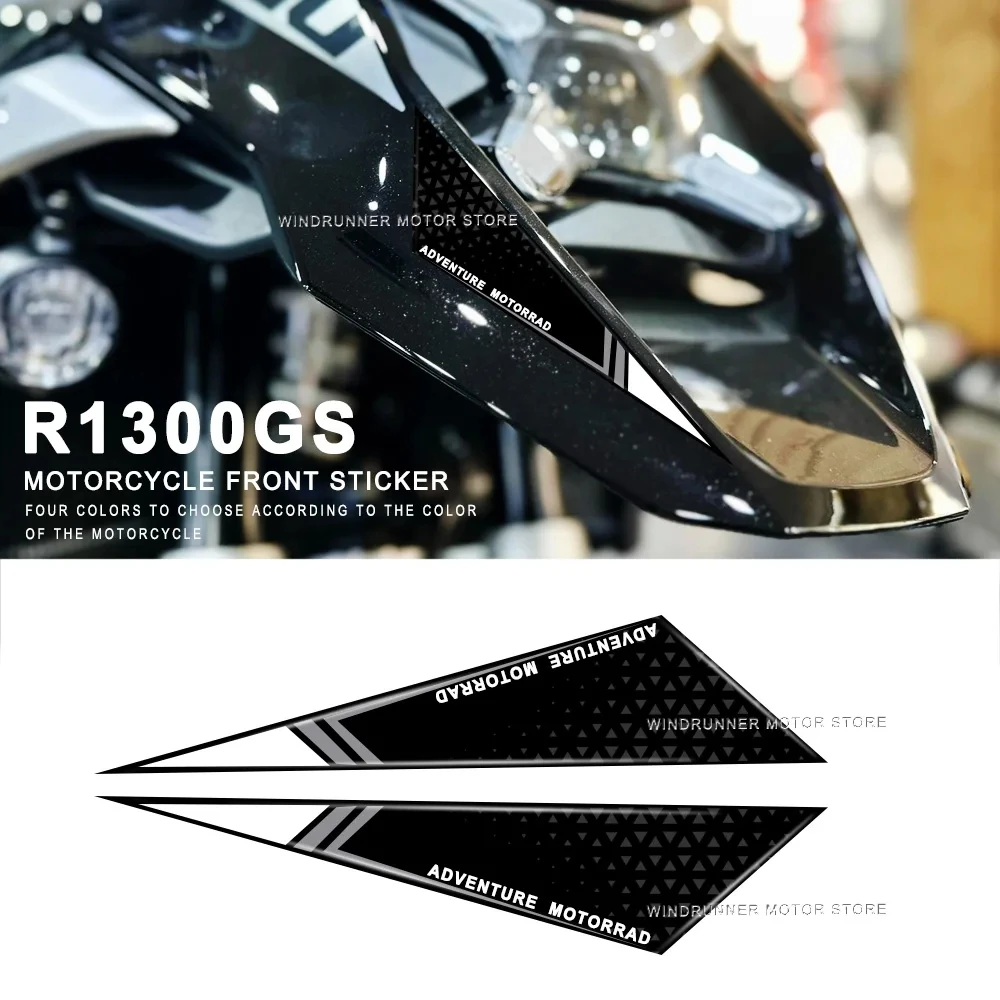 

For BMW R1300GS R 1300 GS 2023 2024 Motorcycle 3D Epoxy Resin Sticker Front Mouth Mask Decorative Decal