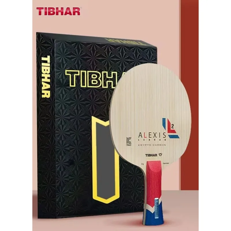 TIBHAR-Raquette de tennis de table avec planche professionnelle Alex en fibre de carbone intégrée