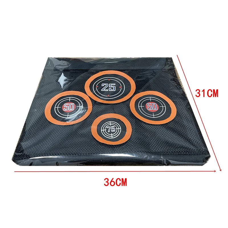 Portable Shooting Practice Target Toy Storage Mesh Bag Compatible With Nerf Darts Bullets For Kids 6+