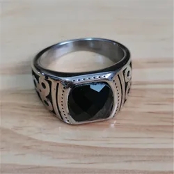 New European and American fashion retro men's and women's stainless steel rings