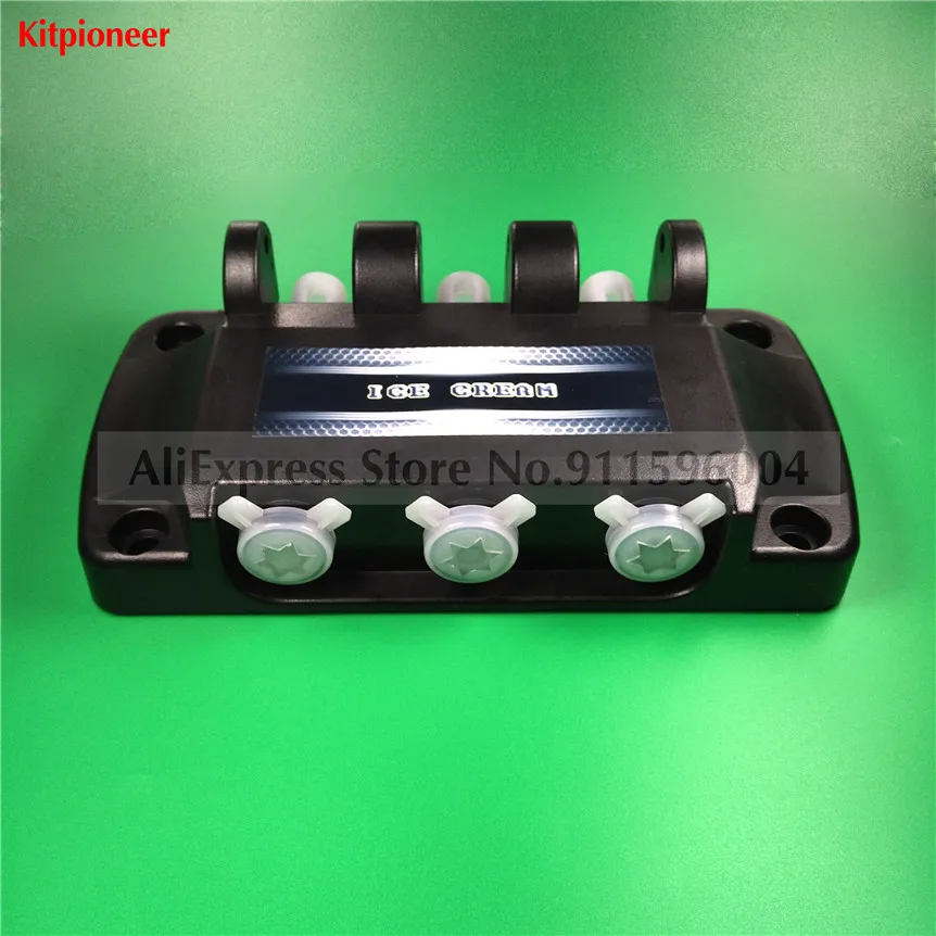 New Black Vevor Front Panel Block Spare Part Of YKF Soft Serve Ice Cream Machine Accessories for Commercial Ice Cream Maker