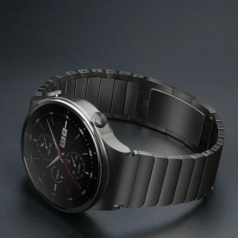 الفاخرة 22 مللي متر حزام معدني لساعة هواوي 5 4 3 برو GT5 4 3 2 سوار ل Amazfit التوازن GTR4 3 2 47 مللي متر Xiaomi S3 S2 S1 Pro الفرقة