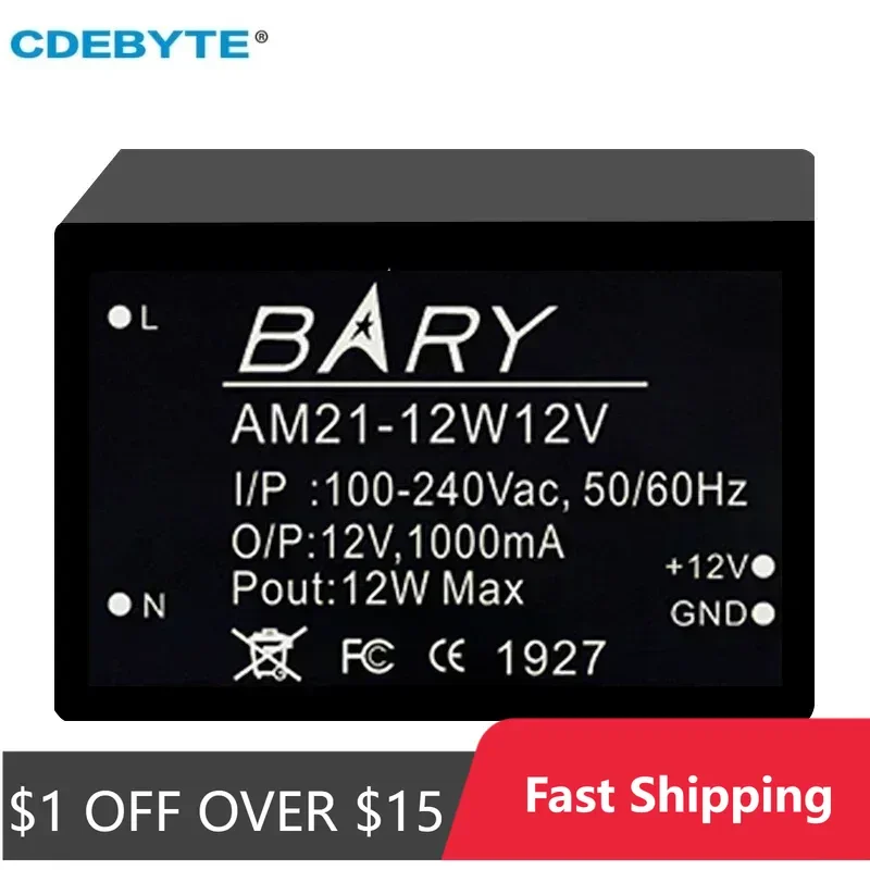 3W/5W/12W/20W/24W AC-DC Buck Power Supply Module DIP CDEBYTE AM21-V Series Wild Voltage Ultra Small Size