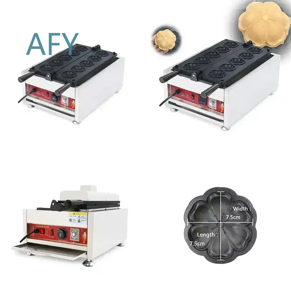 Electric Waffle Maker Machine for Mini Plaid Cake Furnace Heating Iron Sandwich Maker Bubble Egg Cake Machine for Home