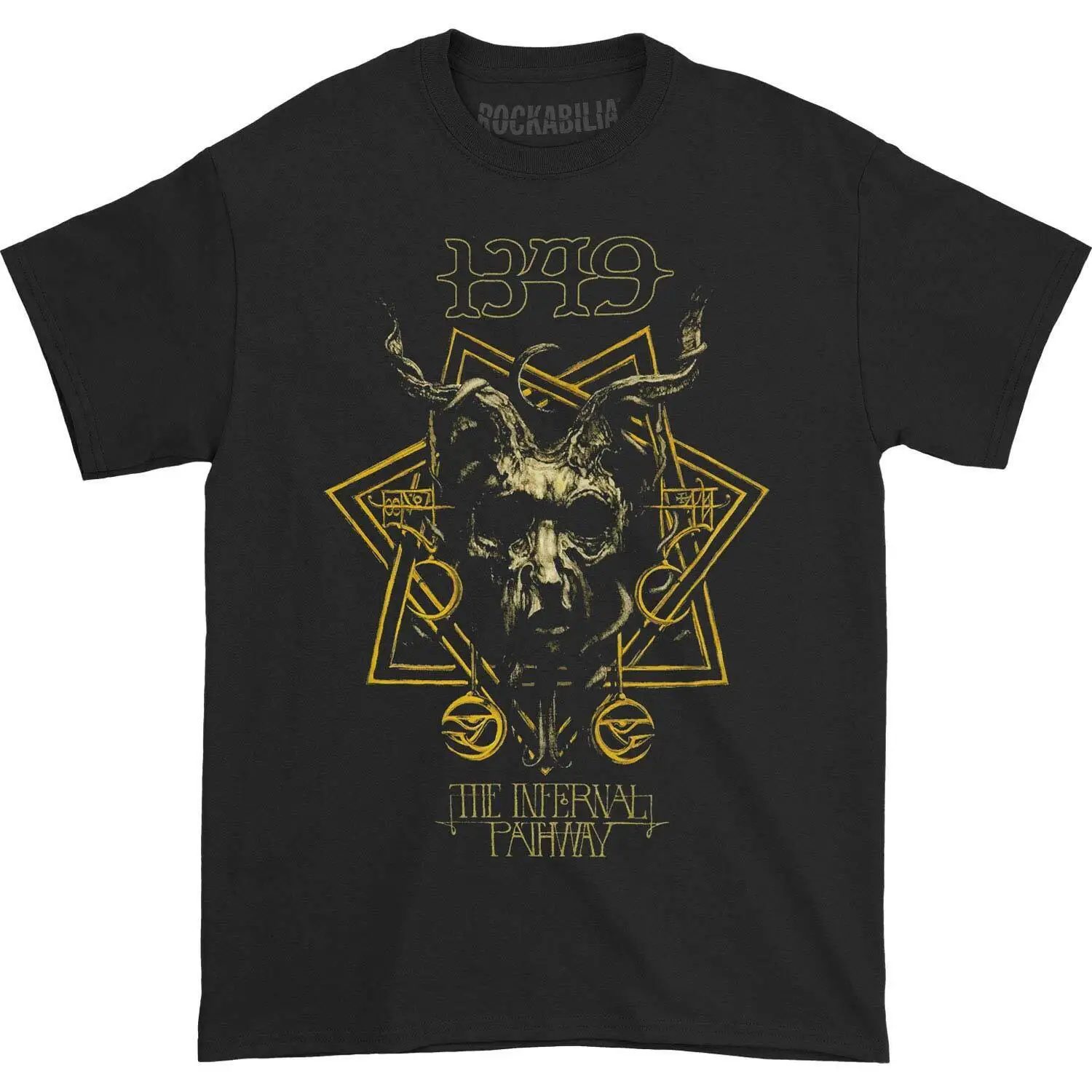 Men'S 1349 The Infernal Pathway T Shirt X Large Black