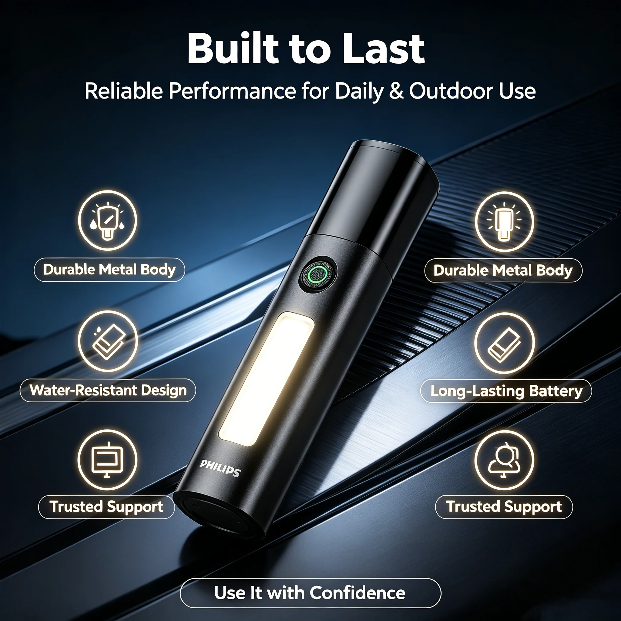 Philips SFL1151 LED Flashlight - Outdoor Lighting Philips ulasan dan harga