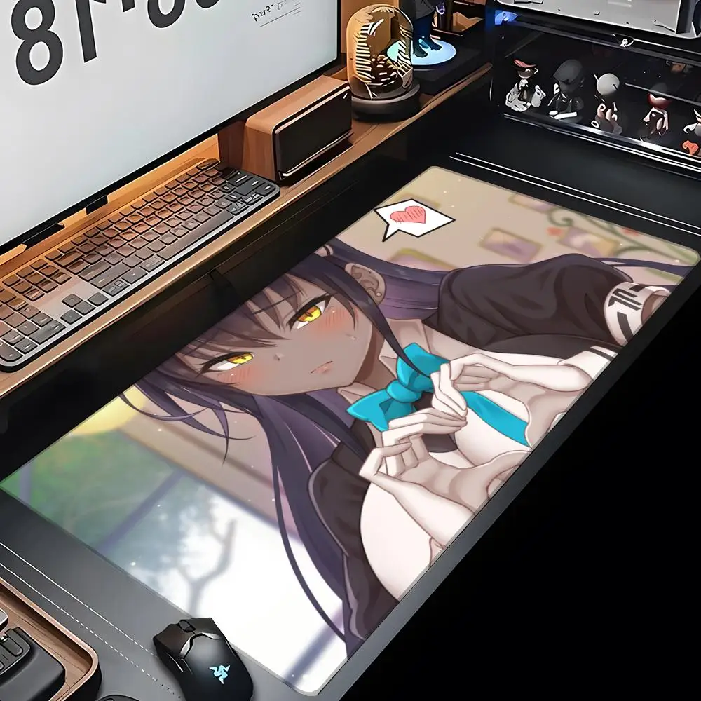 

Anime Kakudate Karin Mouse Pad Gaming Mousepad Abstract Large 900x400x5mm MouseMat Gamer XXL Mause Carpet PC Desk