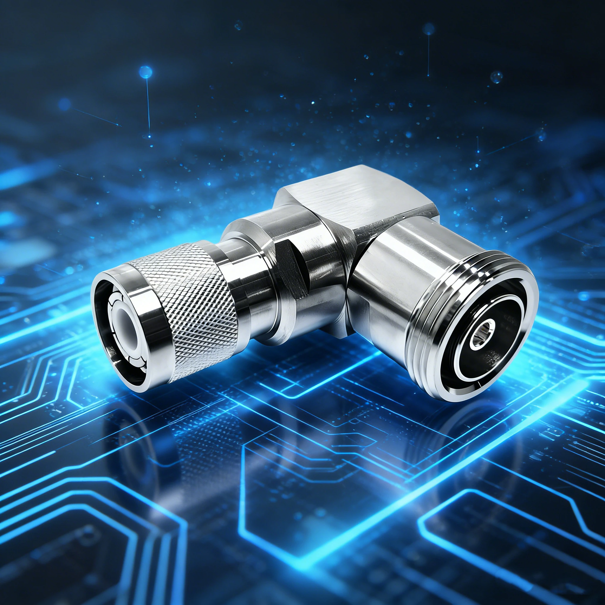 

Бесплатная доставка: Высоковольтный коаксиальный адаптер HN (штекер) на 7/16DIN (гнездо) с прямым углом, радиочастотный разъем