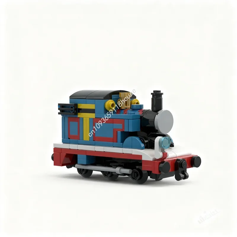 219pcs MOC Thomas Light Train Model Building Blocks Festival Gift Architecture Toy Assemble Creative Education Brick DIY Idea
