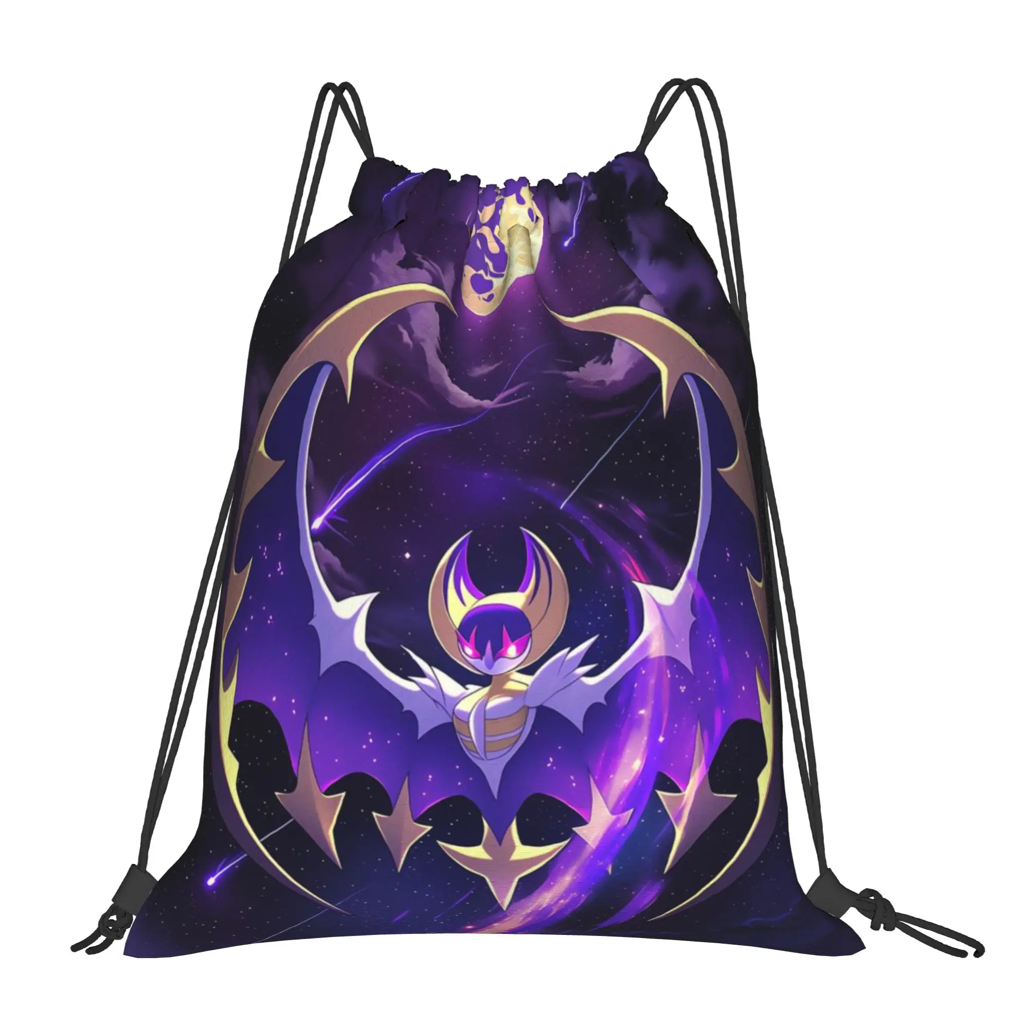 For travel Pouch pokemon  Kawaii Drawstring Bags Hiking Shoe Clothes Storage Multi-function Teen Portable Rucksack